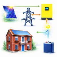 Солнечная электростанция «Дом - 1» (Независимость+Экономия)